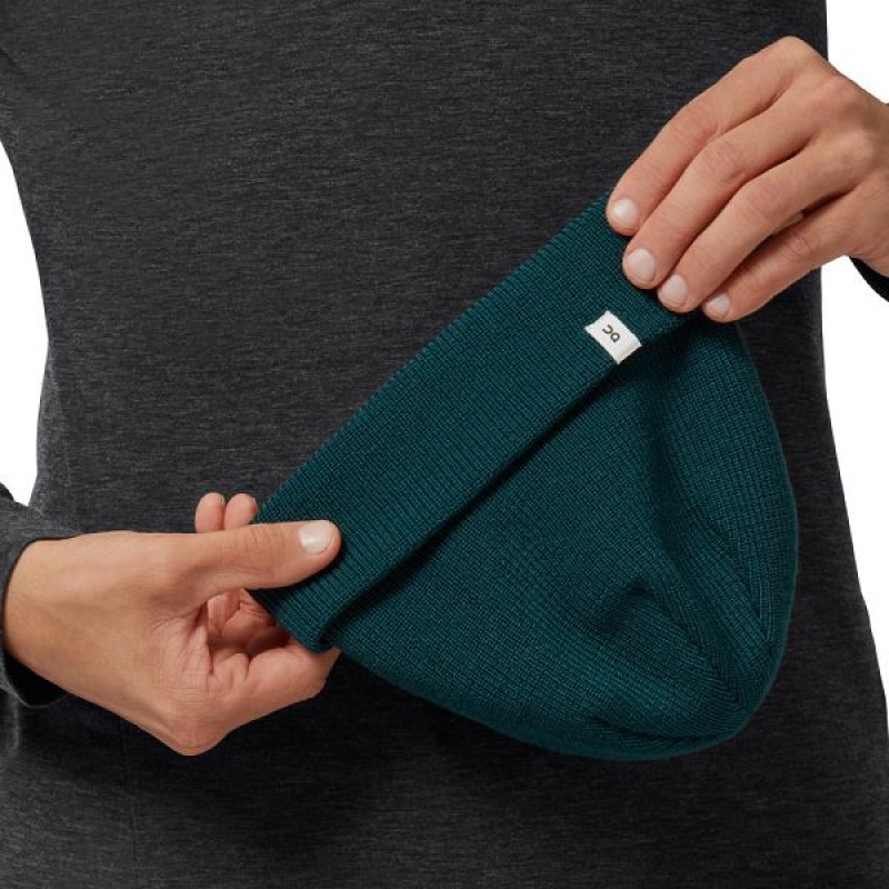 Women's On Running Merino Beanie Green | 4582160_MY