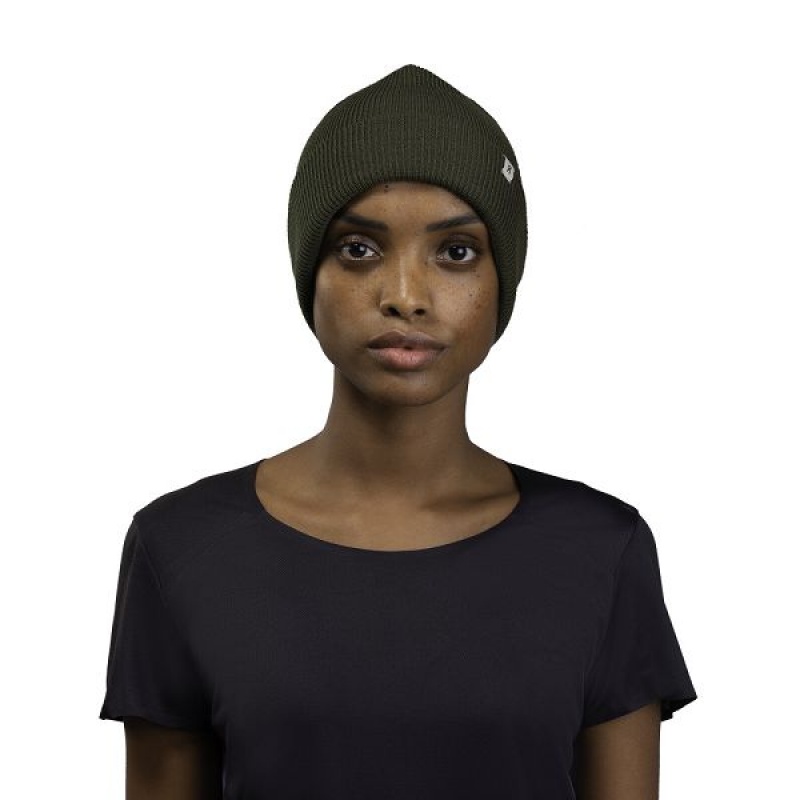 Women's On Running Merino Beanie Olive | 9135074_MY