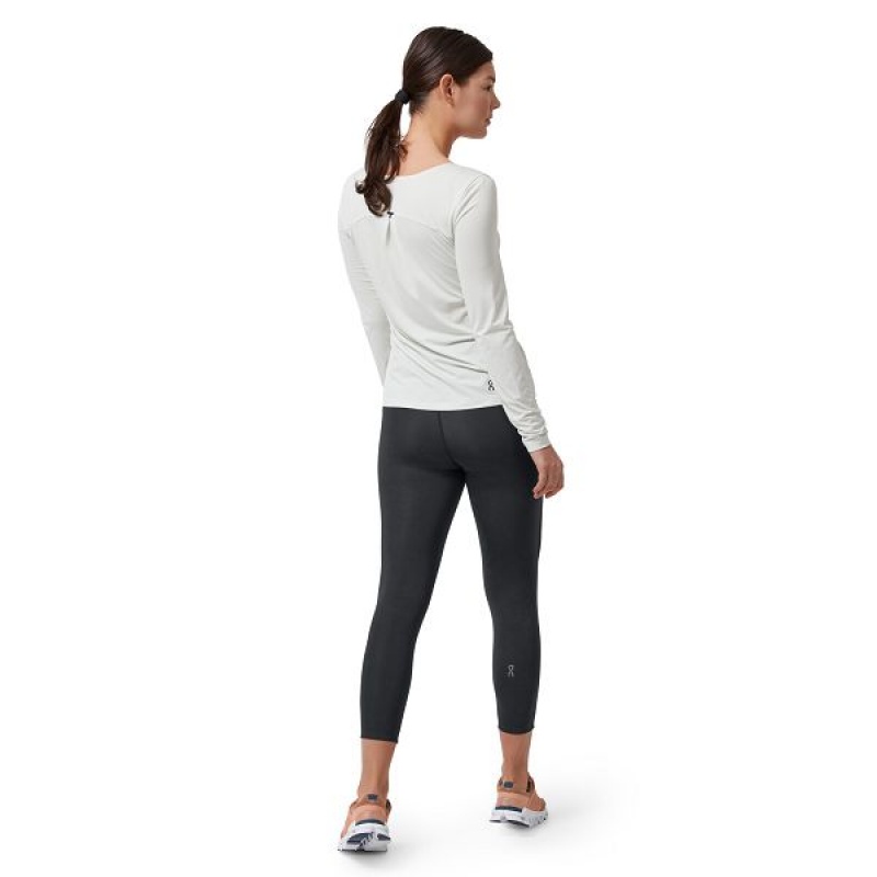 Women's On Running Performance Long-T T Shirts Grey | 4651023_MY