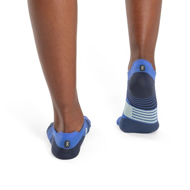 Women's On Running Performance Low Socks Blue | 9526743_MY