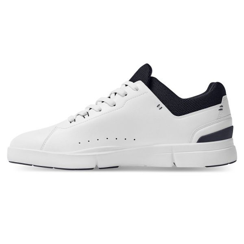 Women's On Running THE ROGER Advantage Sneakers White / Navy | 6320178_MY