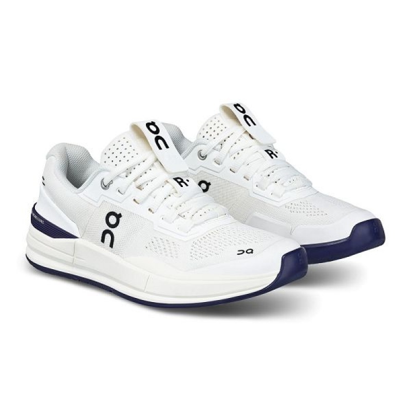 Women's On Running THE ROGER Pro Clay Tennis Shoes White | 3127405_MY