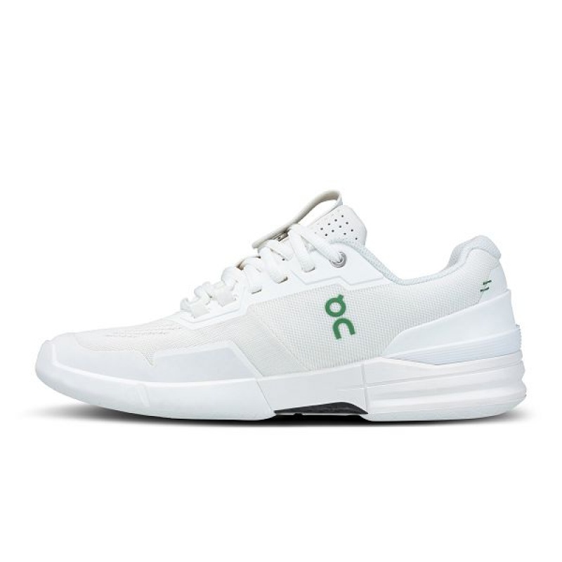 Women's On Running THE ROGER Pro Tennis Shoes White / Green | 6879304_MY