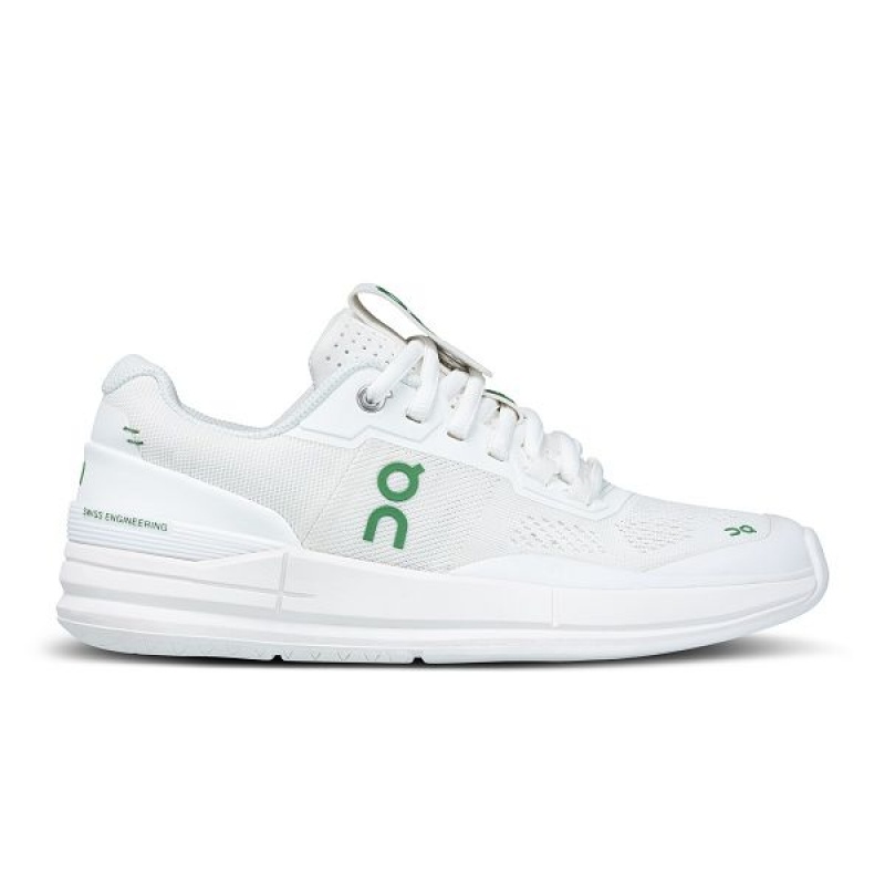 Women\'s On Running THE ROGER Pro Tennis Shoes White / Green | 6879304_MY