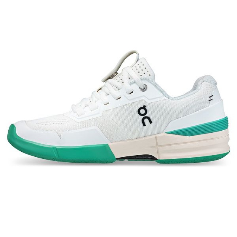 Women's On Running THE ROGER Pro Tennis Shoes White / Mint | 9658047_MY