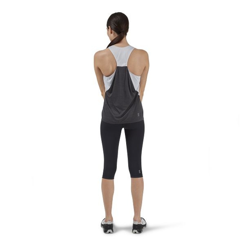 Women's On Running Trail Tights Black | 9514627_MY