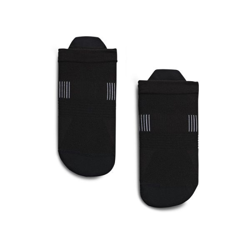 Women's On Running Ultralight Low Socks Black / White | 1065384_MY