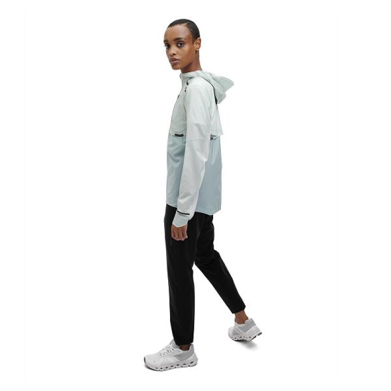 Women's On Running Weather Jackets White / Blue | 7864259_MY