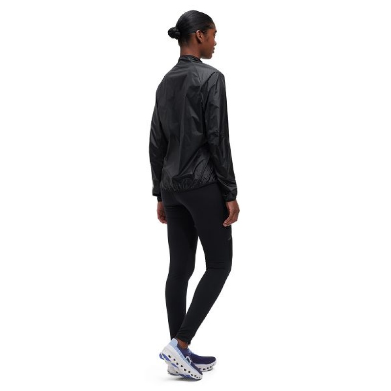 Women's On Running Zero Jackets Black | 3582170_MY