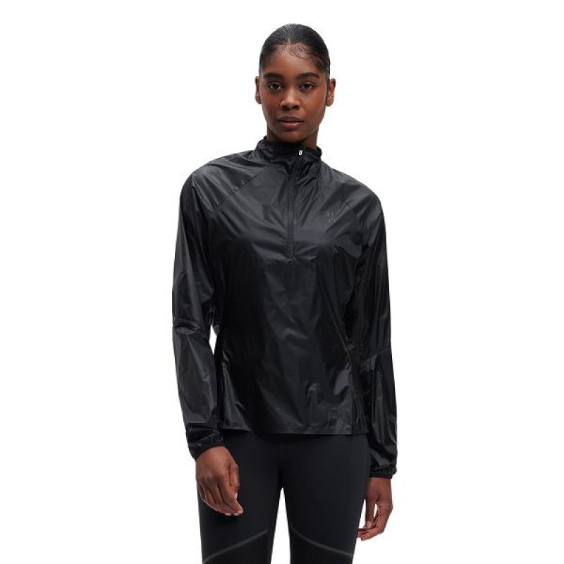 Women\'s On Running Zero Jackets Black | 3582170_MY